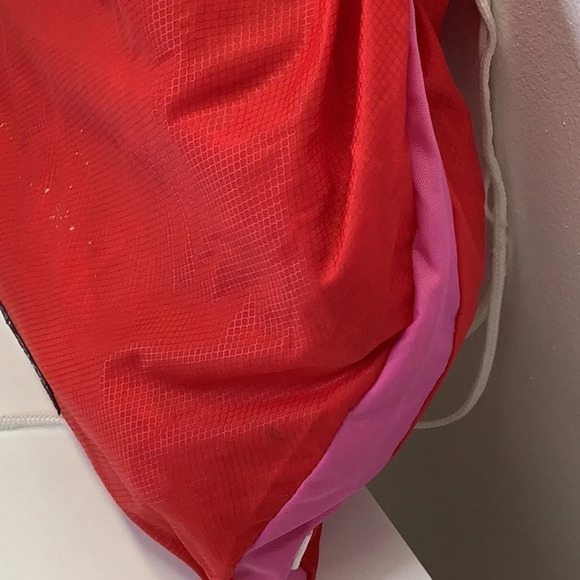 Jansport Y2K Vintage Red And Pink Backpack Preowned - Picture 7 of 7